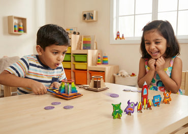 Funvention DIY Disc Launcher Kit for Kids (6+ Years) | Build, Paint & Play STEM Toy