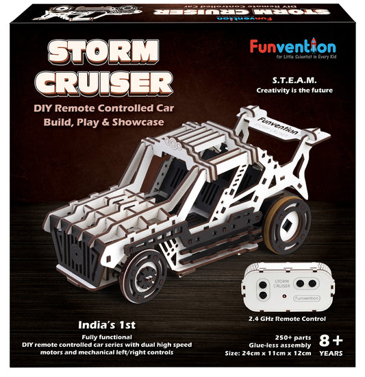 Storm Cruiser | DIY 2.4GHz Remote Control Car Model | STEM Learning | 8+ Years