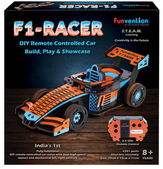 F1 Racer | DIY 2.4GHz Remote Control Car Model | STEM Learning | 8+ Years