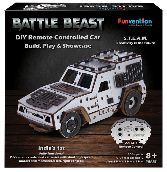 Battle Beast | DIY 2.4GHz Remote Control Car Model | STEM Learning | 8+ Years