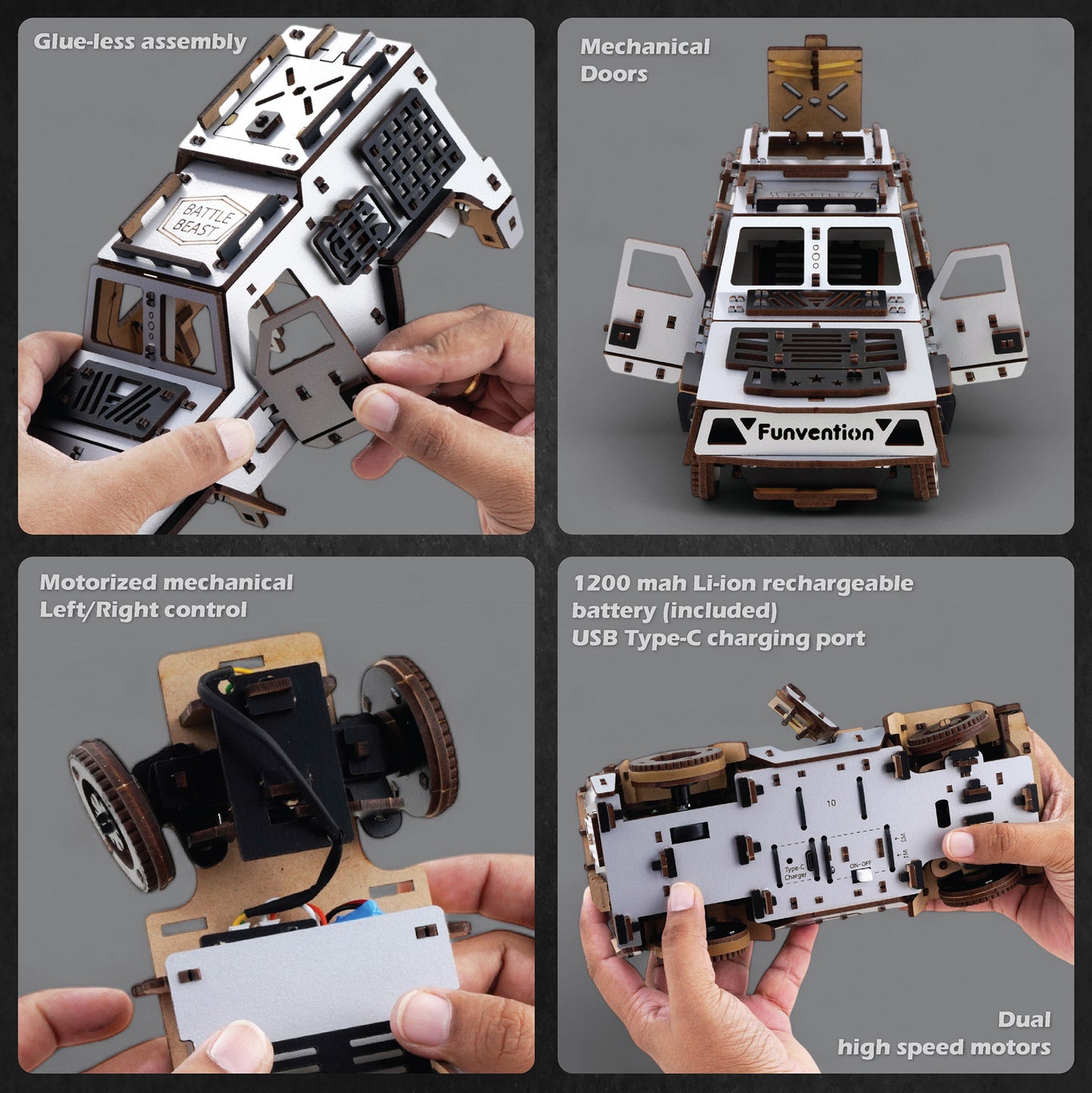 Battle Beast | DIY 2.4GHz Remote Control Car Model | STEM Learning | 8+ Years