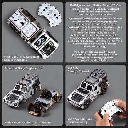 Battle Beast | DIY 2.4GHz Remote Control Car Model | STEM Learning | 8+ Years
