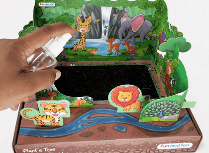 Funvention Jungle Garden DIY Sprinkler Irrigation Kit for Kids (5+ Years) | STEAM Learning Kit