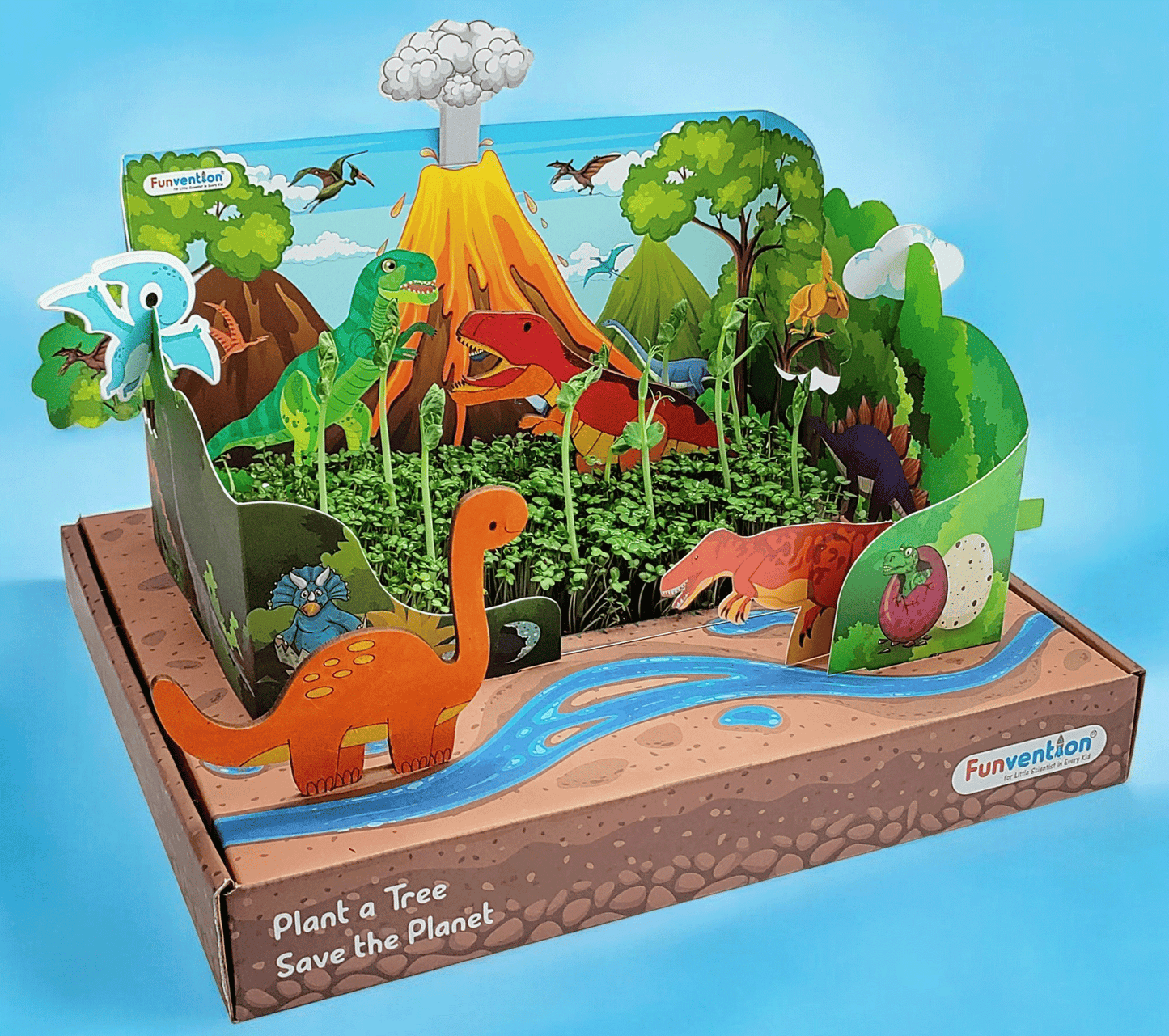 Funvention Jurassic Garden DIY Sprinkler Irrigation Kit for Kids (5+ Years) | STEAM Learning Kit (Copy)