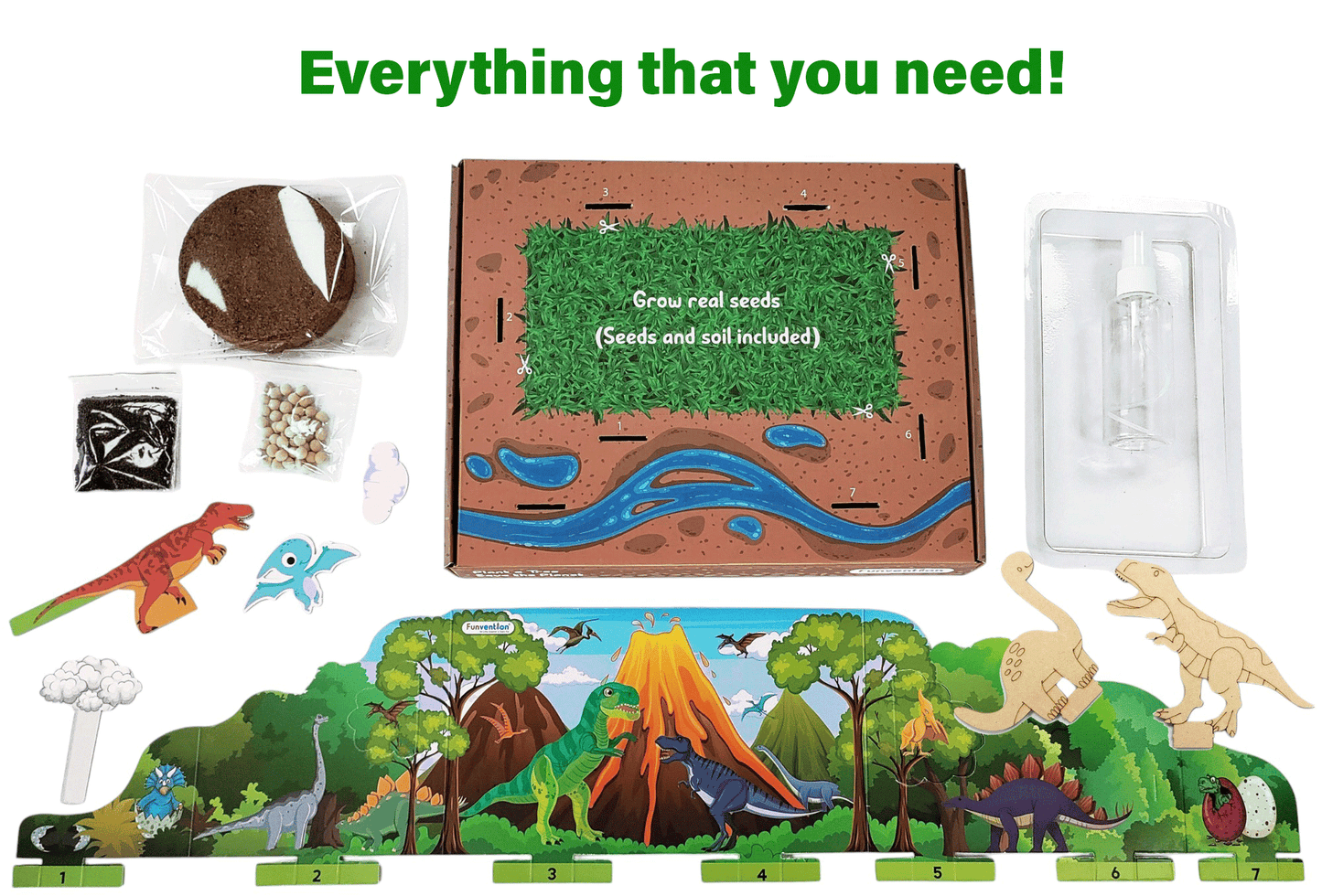 Funvention Jurassic Garden DIY Sprinkler Irrigation Kit for Kids (5+ Years) | STEAM Learning Kit (Copy)
