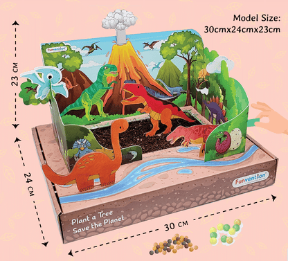 Funvention Jurassic Garden DIY Sprinkler Irrigation Kit for Kids (5+ Years) | STEAM Learning Kit (Copy)