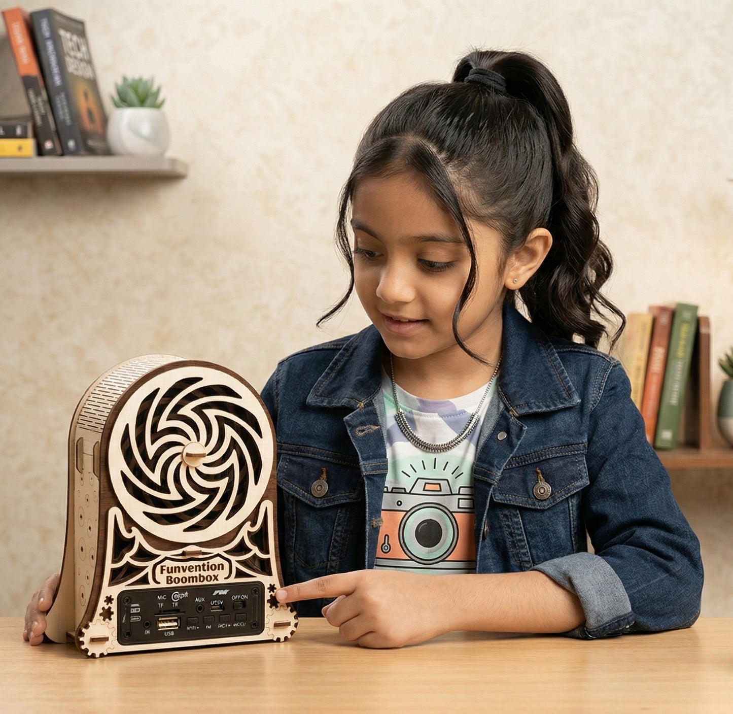 Boombox Portable DIY Bluetooth Speaker with FM Radio Kit for Kids (8+ Years) | STEAM Learning Utility Kit