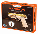 Funvention DIY Handgun Mechanical Model Kit for Kids (8+ Years)