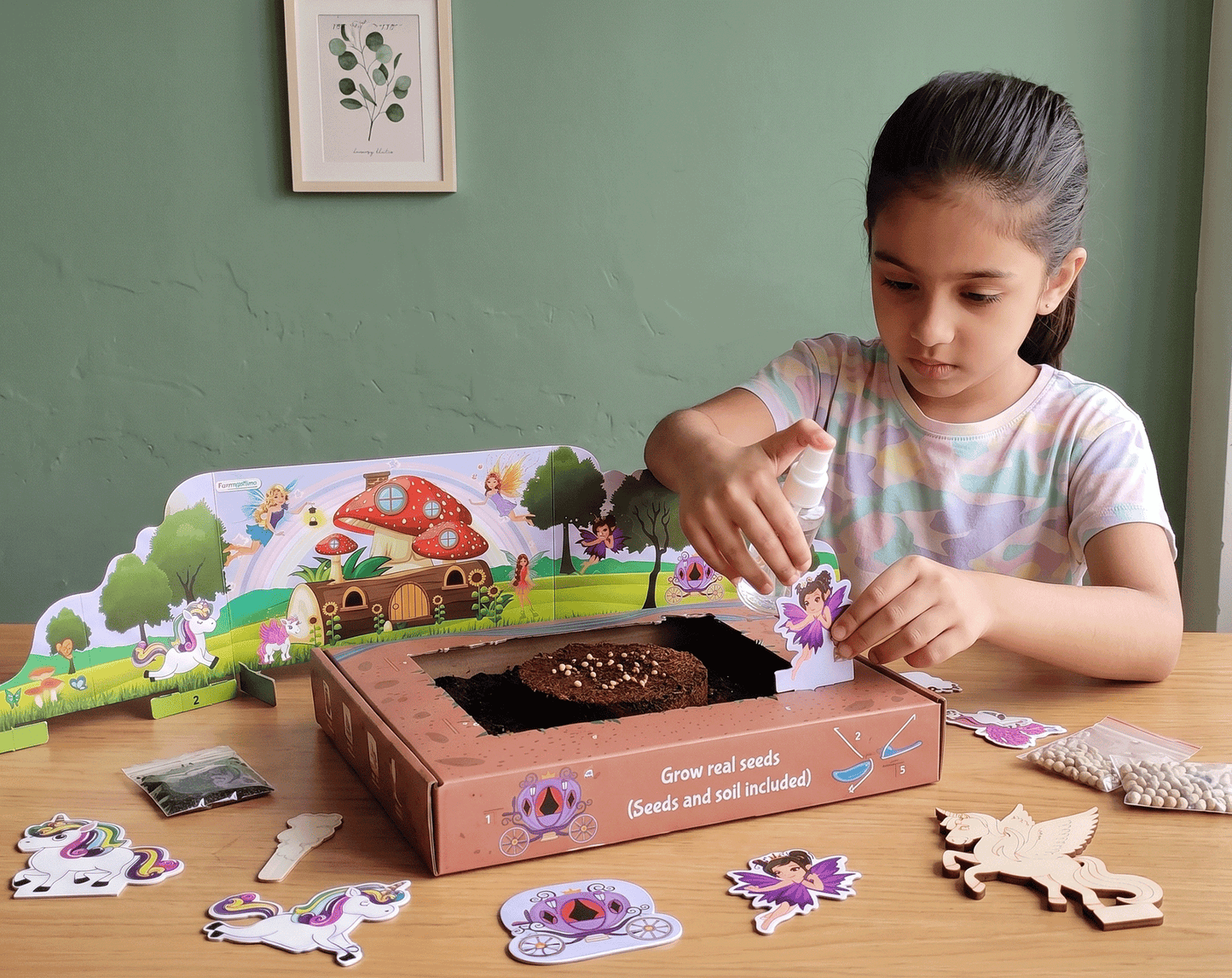 Funvention Unicorn Magic Garden DIY Sprinkler Irrigation Kit for Kids (5+ Years) | STEAM Learning Kit (Copy) (Copy)