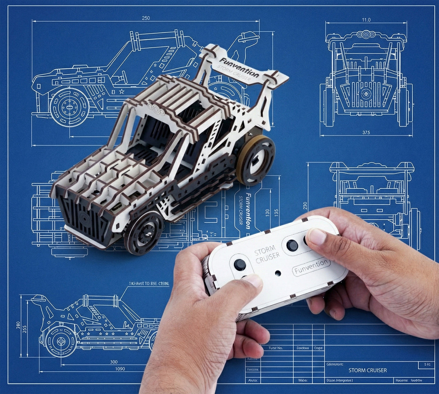 Storm Cruiser | DIY 2.4GHz Remote Control Car Model | STEM Learning | 8+ Years