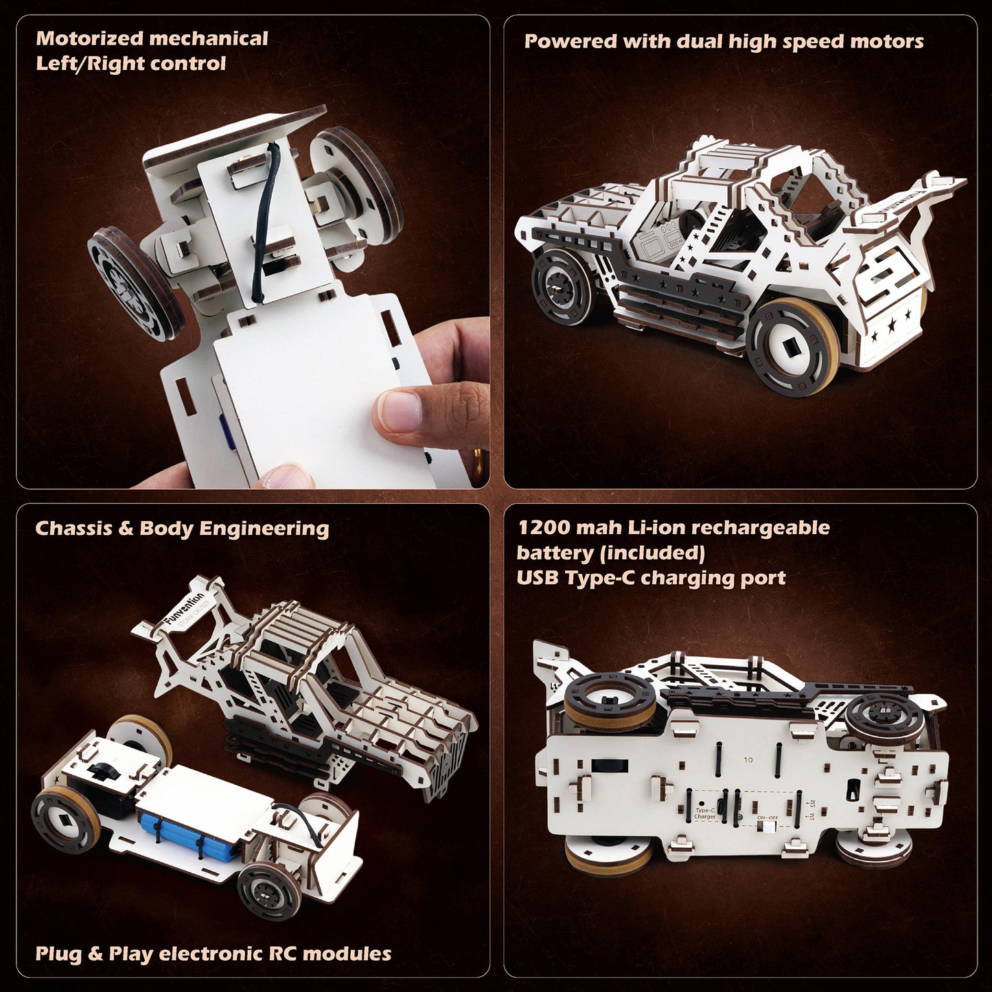 Storm Cruiser | DIY 2.4GHz Remote Control Car Model | STEM Learning | 8+ Years