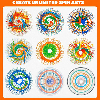 Funvention Spin Art Machine | STEAM DIY Toy for Kids |Ages 8+