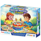 Funvention Spin Art Machine & Drawbot | STEAM DIY Toy for Kids |Ages 8+