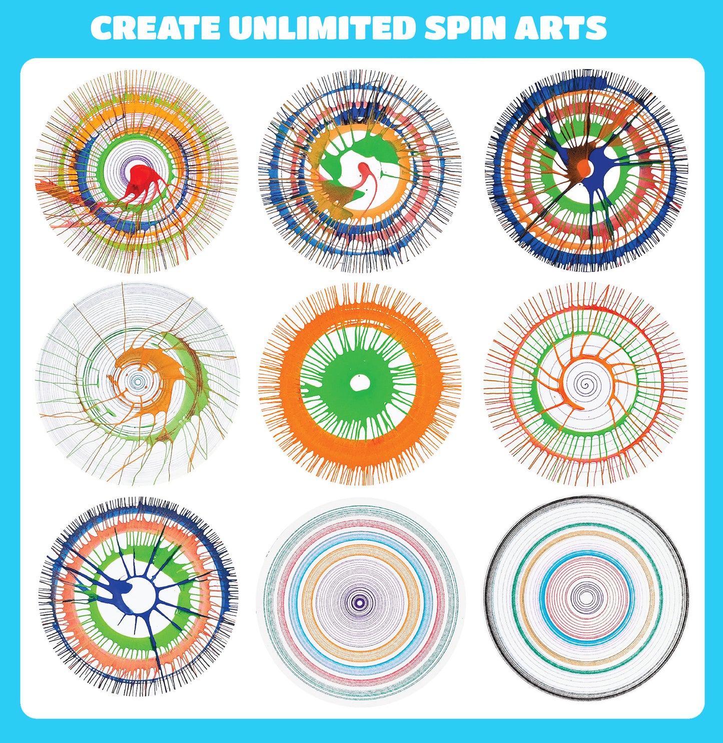 Funvention Spin Art Machine & Drawbot | STEAM DIY Toy for Kids |Ages 8+