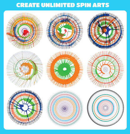 Funvention Spin Art Machine & Drawbot | STEAM DIY Toy for Kids |Ages 8+
