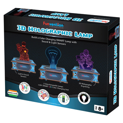 3D Holographic Superhero Smart Lamp DIY STEM Activity Kit for  Kids | Ages 8+