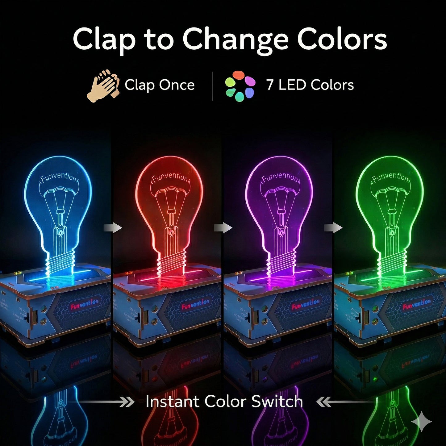 3D Holographic Superhero Smart Lamp DIY STEM Activity Kit for  Kids | Ages 8+