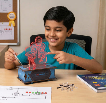 3D Holographic Superhero Smart Lamp DIY STEM Activity Kit for  Kids | Ages 8+
