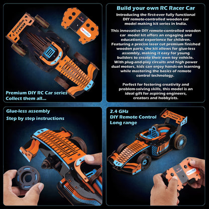 F1 Racer | DIY 2.4GHz Remote Control Car Model | STEM Learning | 8+ Years