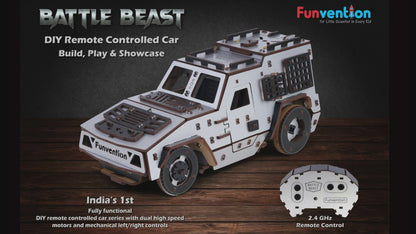Battle Beast | DIY 2.4GHz Remote Control Car Model | STEM Learning | 8+ Years