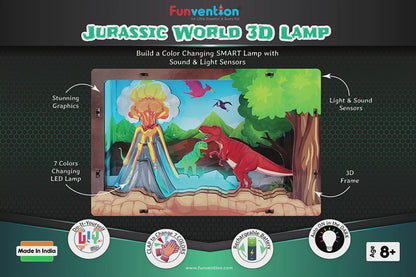 Jurassic World Smart Lamp DIY STEM Activity Kit for Kids |Ages 8+
