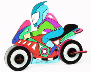 3D Coloring Model - Bike