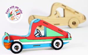 3D Coloring Model - Car