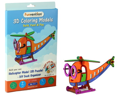 3D Coloring Model - Helicopter