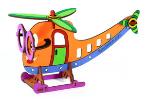 3D Coloring Model - Helicopter