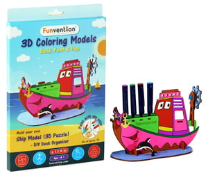 3D Coloring Model - Ship