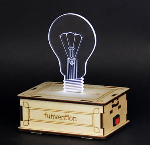 3D Holographic DIY Lamp