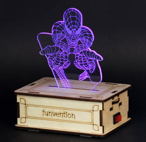 3D Holographic DIY Lamp
