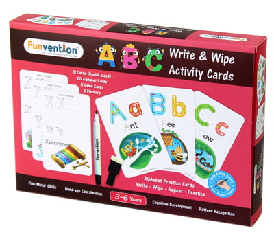 ABC Write and Wipe Activity Cards