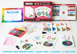 ABC Write and Wipe Activity Cards