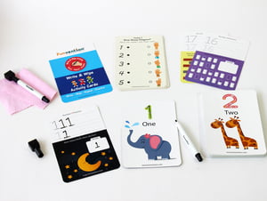 123 Write and Wipe Activity Cards