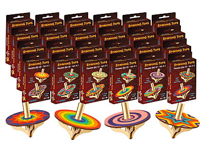 Spinning Tops (Mandala Art) - Pack of 24