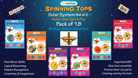 Spinning Tops (Solar System) Set of 2 - Pack of 18