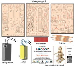 i-Robot - DIY Walking Robotic Model (Prime Series)